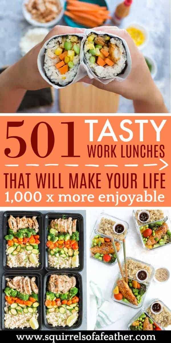 501 Healthy Lunch Ideas for Work That Are ANYTHING But Boring!