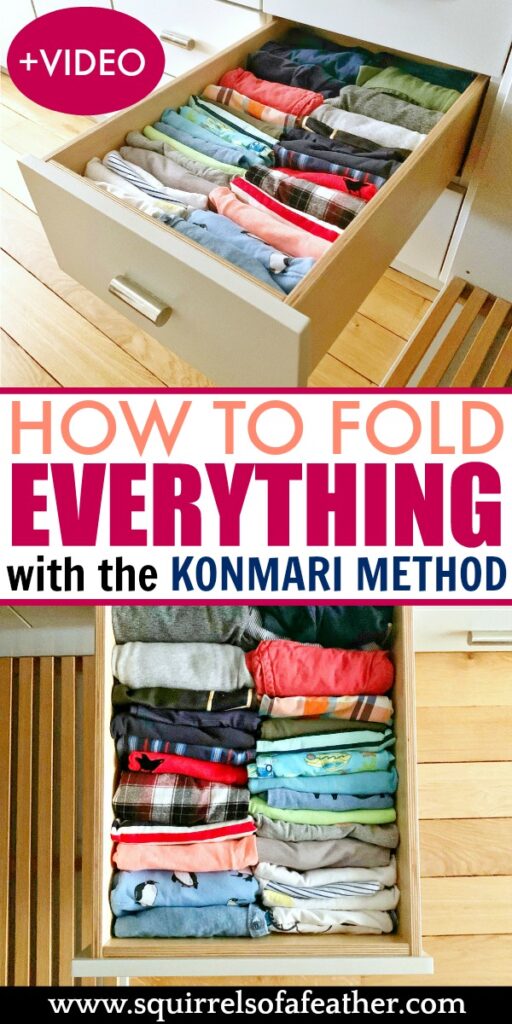 marie kondo folding undershirts