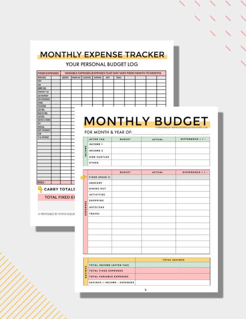 Adhd Budget Template