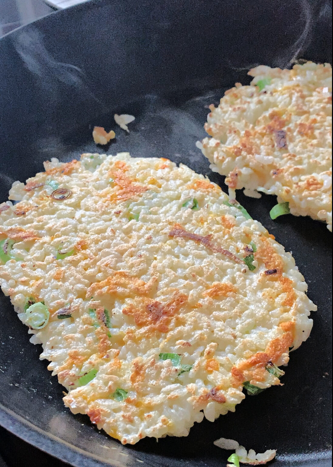 Easy Rice Pancake Recipe (Perfect for Leftover Rice!)